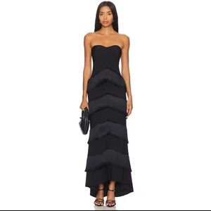 House of Harlow 1960 Hera Fringe Maxi Dress